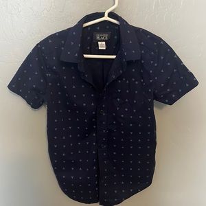 Boys button down short sleeve shirt